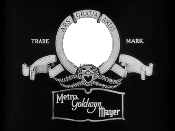 mgm black and white logo Photomontage