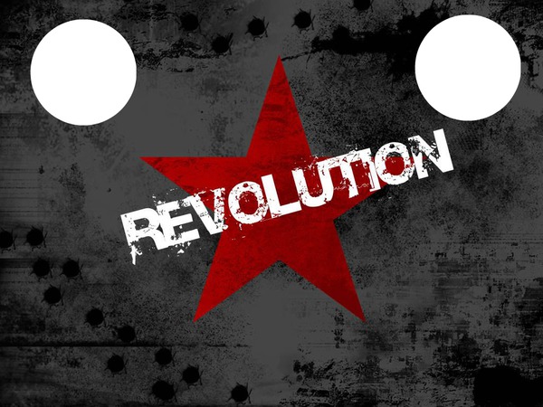 revolution Fotomontažas