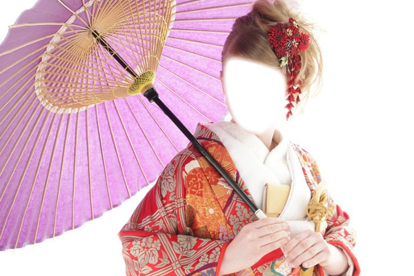 kimono フォトモンタージュ