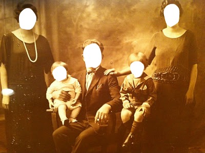 FAMILLE ANNEES 30 Photomontage