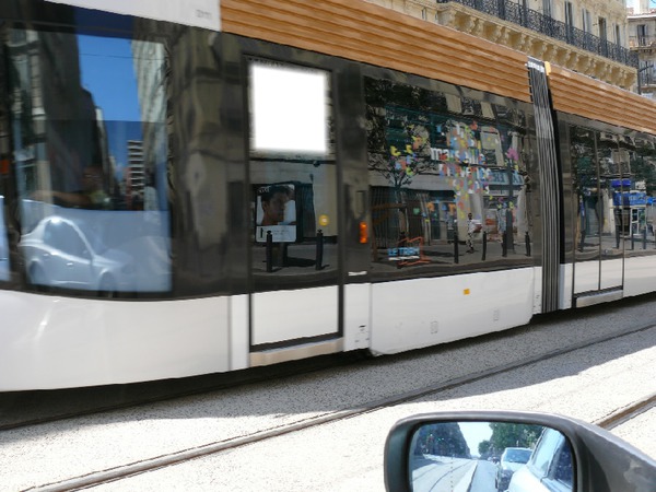 Tramway de Marseille Fotomontažas