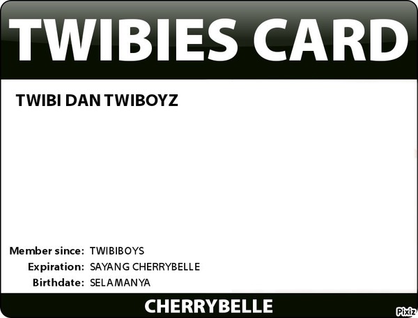 TwiBies Card Fotomontáž