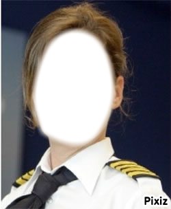 femme officier 1 Photomontage