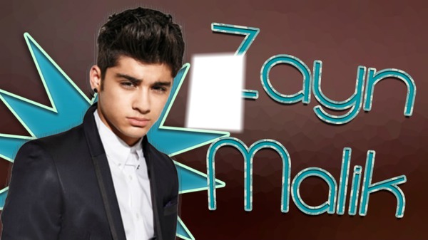 One Direction Zayn Malik Fotomontage