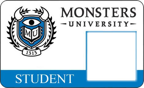 monster university Photo frame effect
