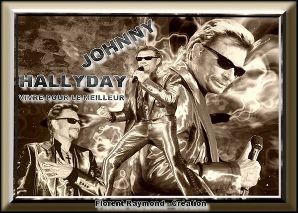 Johnny Hallyday Fotomontasje