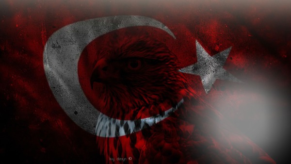türk bayrağım.. son Fotomontaż