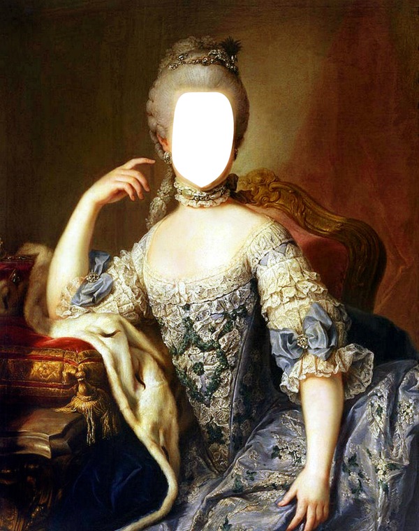 Young Marie Antoinette AE Fotomontage