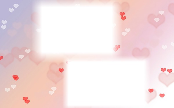 hearts valentines Photo frame effect