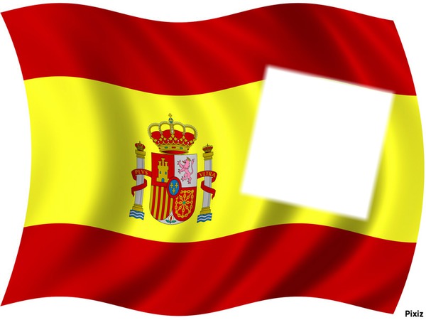 drapeau espagnol Фотомонтаж
