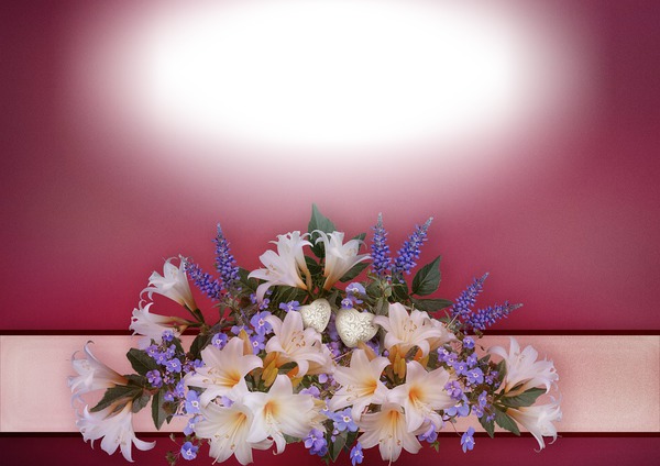 bloemen Fotomontaggio