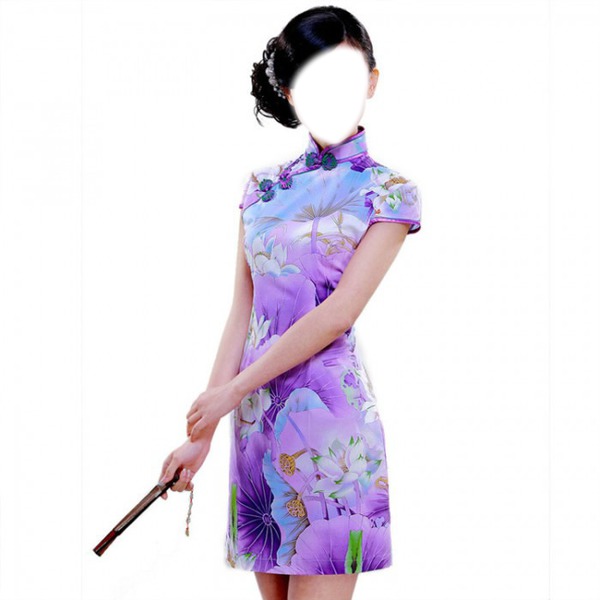 robe chinoise Fotomontáž