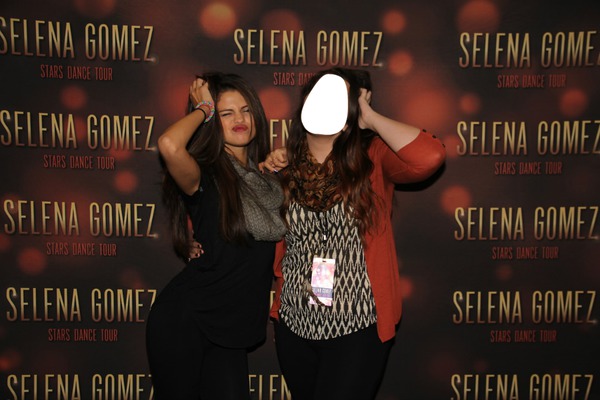Selena Gomez e você Фотомонтаж