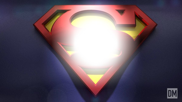 superman logo Montaje fotografico
