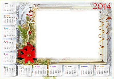 Calendário Natal 2014 Photomontage