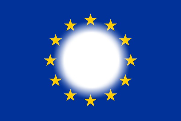 European Union flag Φωτομοντάζ