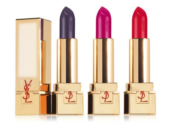 Yves Saint Laurent Rouge Pur Couture Golden Lustre Lipstick 3 Color Photo frame effect
