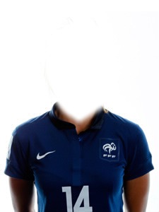 football français Photo frame effect