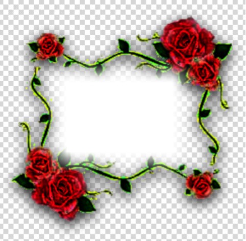 rose frame Fotomontažas