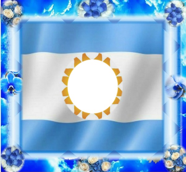 bandera argentina Fotomontaż