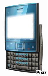 Nokia X5 Blue Montaje fotografico