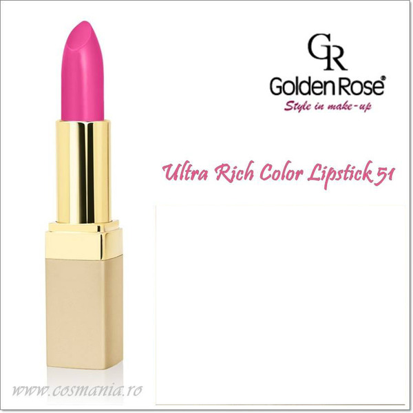 Golden Rose Ultra Rich Color Lipstick 51 Scene Photo frame effect