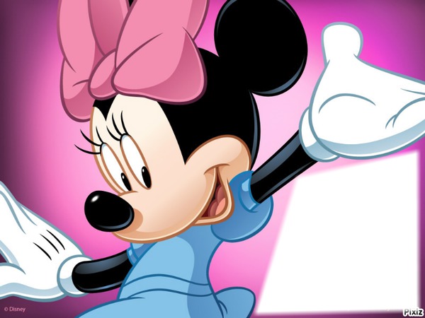 Minnie Mouse Photomontage