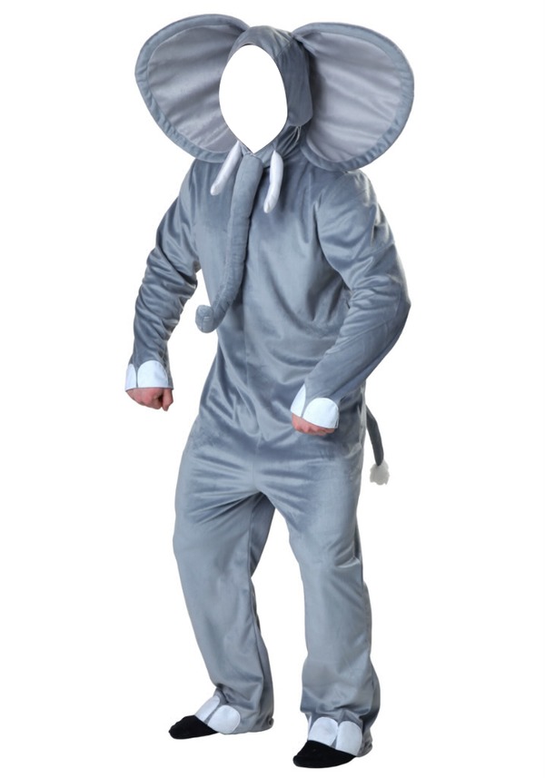 elephant costume Montage photo