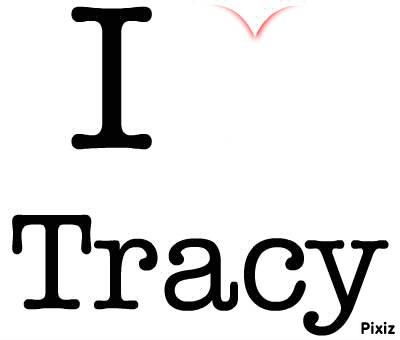 I <3 Tracy Photo frame effect
