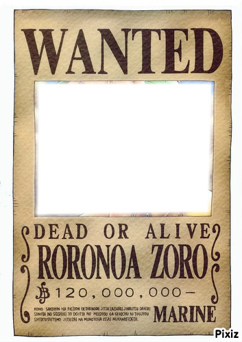 Wanted Fotomontage