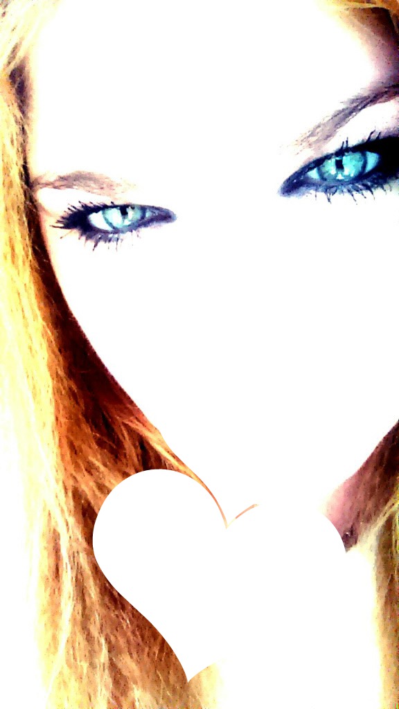 love blue eyes Photo frame effect