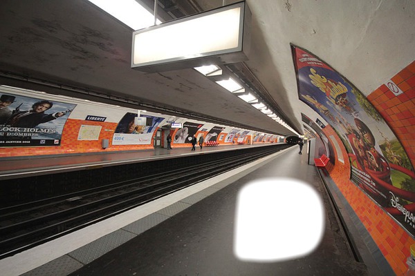 Station Métro Libérté Charenton-Le-Pont Fotomontage
