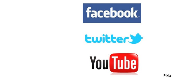 facebook twitter youtube Montage photo