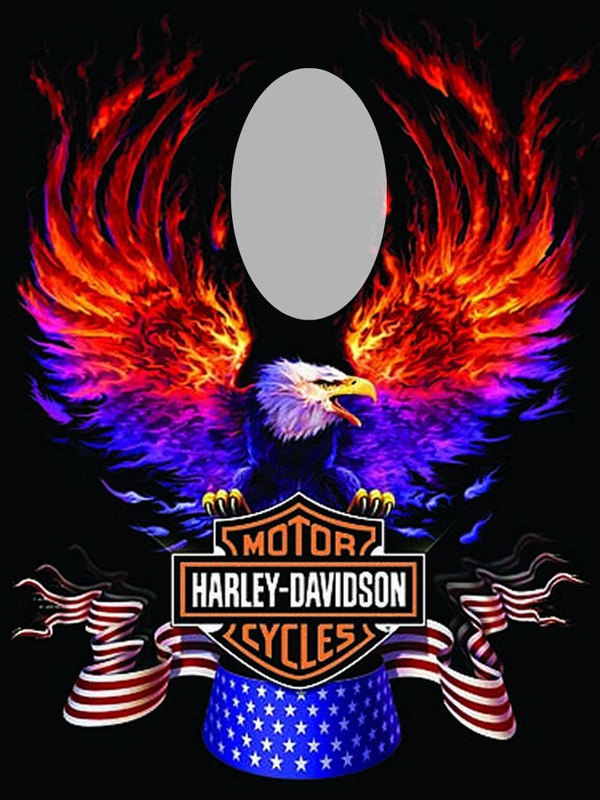 Harley Davidson Fotomontáž