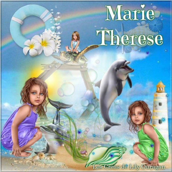 marie therese Photomontage