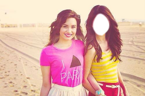 With Demi! Montage photo