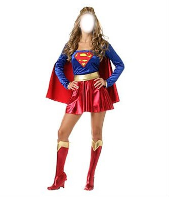 Super Woman Photo frame effect