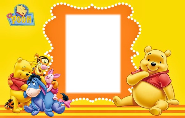 Pooh Photo frame effect | Pixiz