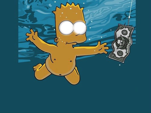 Bart dessin animé Fotómontázs