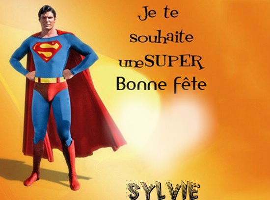 Bonne fête Sylvie Фотомонтаж