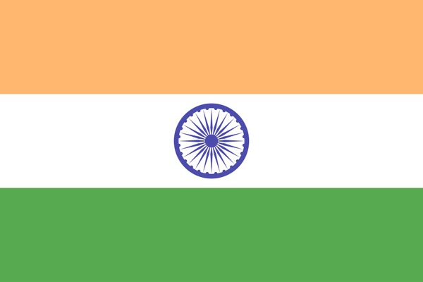 India flag Fotomontage