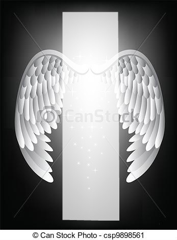 Angyali szárnyak Fotomontáž
