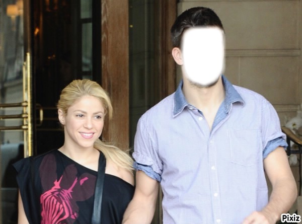 Shakira et le new Piqué ! Photo frame effect