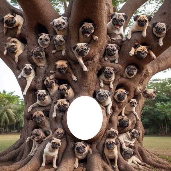 dog Photo frame effect