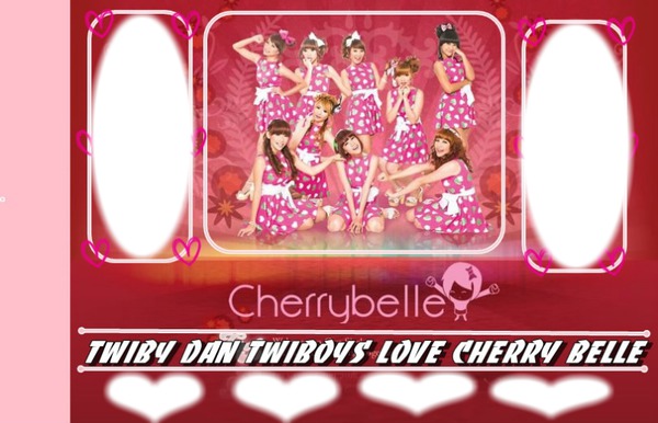 Editan Cherry Belle Fotomontage