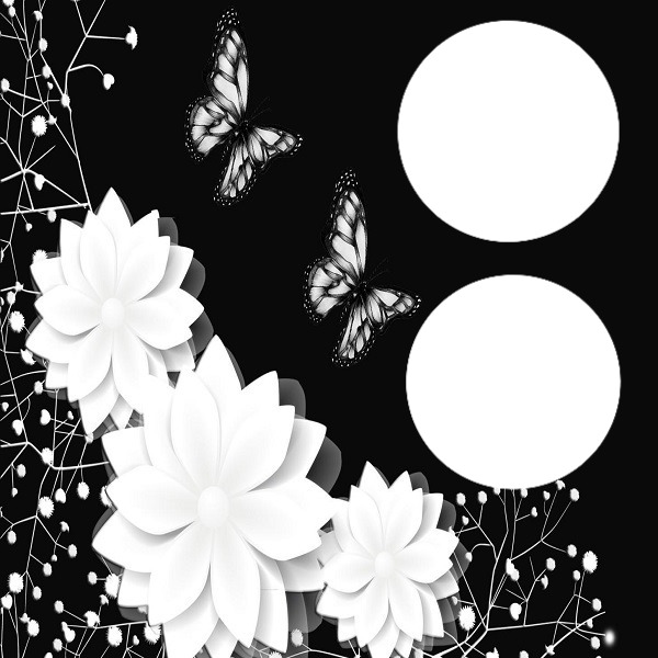 Dark Flowers Fotomontaggio