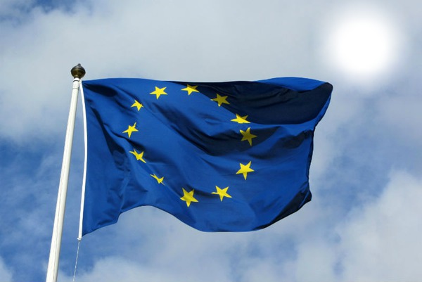 European Union flag Photomontage