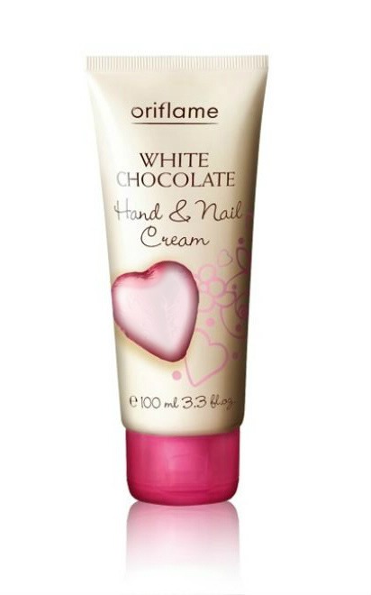 Oriflame White Chocolate Hand & Nail Cream Montaje fotografico