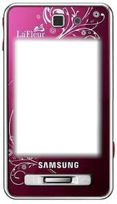 Celular Samsung Rosa Montaje fotografico