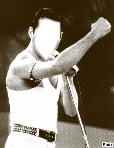 Freddie Mercury Photo frame effect